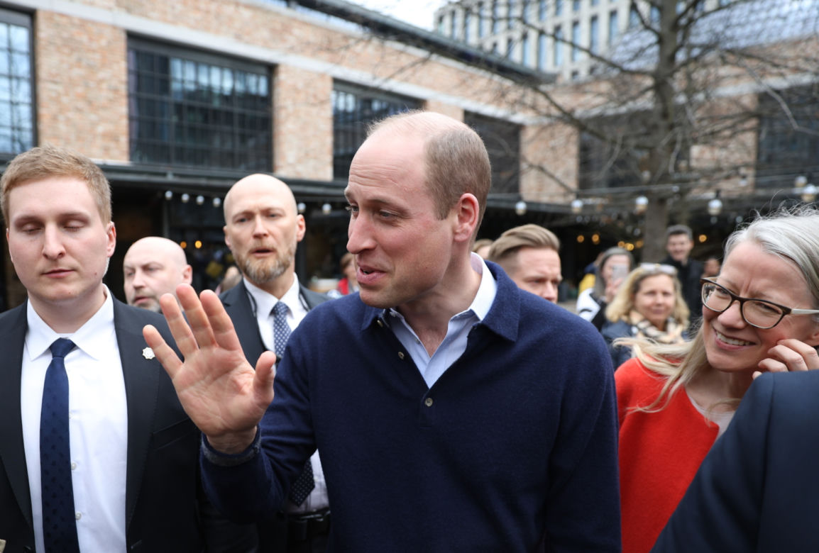 Książę William w Warszawie - drugi dzień wizyty