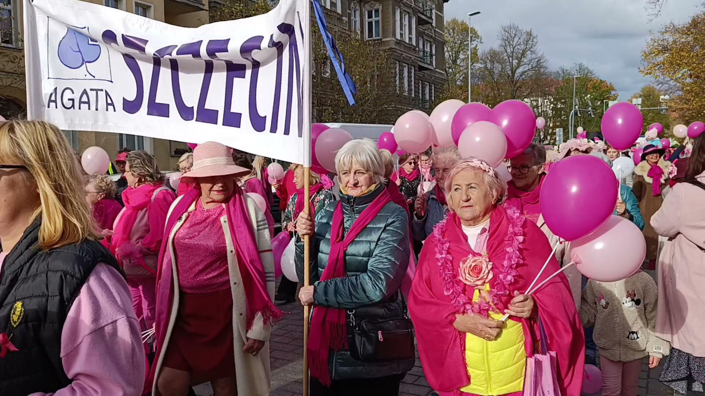 Marsz Różowej Wstążki w Szczecinie