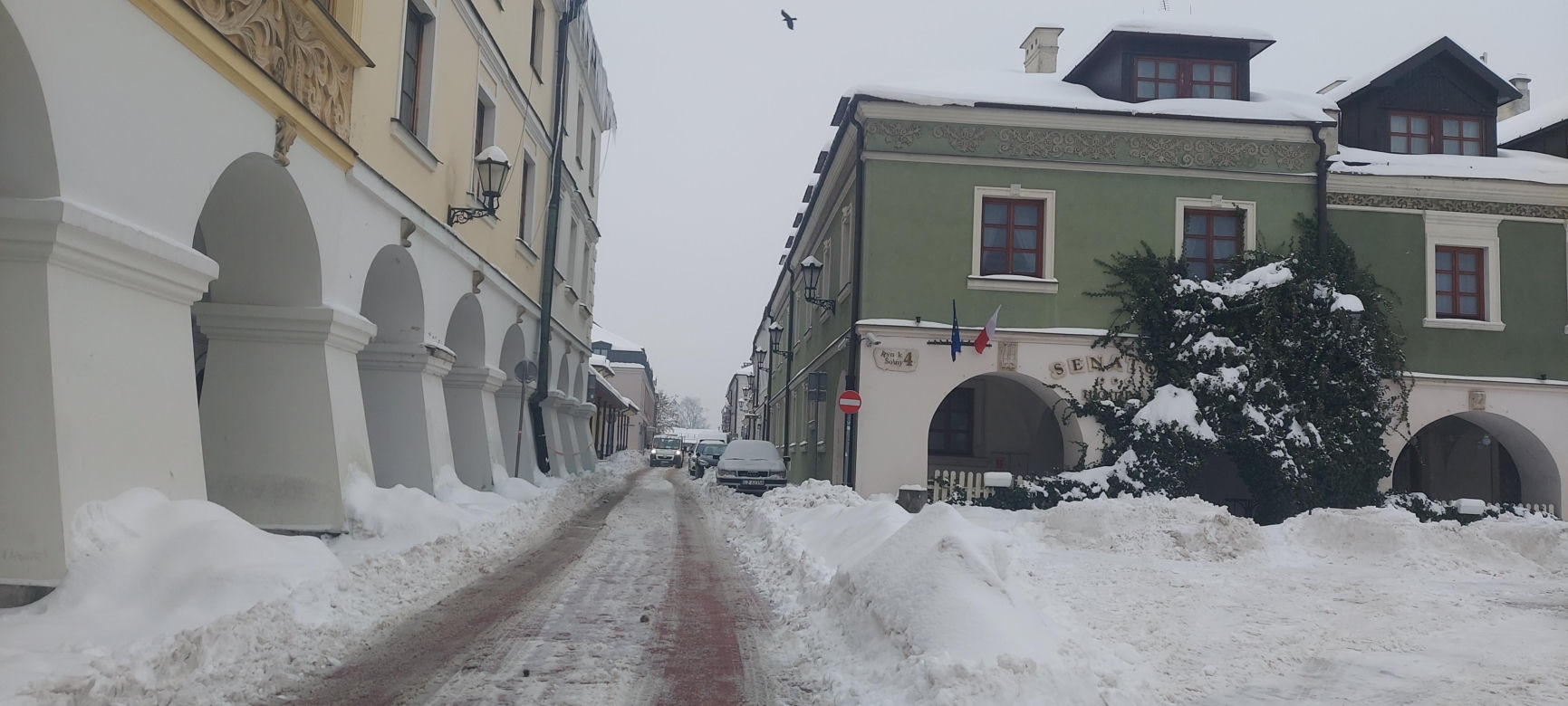 zima w Zamościu