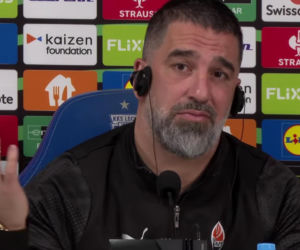 Lech - Szachtar: Trener rywali nie wytrzymał na konferencji! Puściły mu nerwy