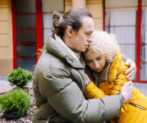 Na Wspólnej odc. 3296. Beata (Katarzyna Ptasińska), Emil (Piotr Ligienza)