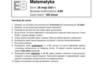 Egzamin ósmoklasisty z matematyki. Tutaj sprawdzisz odpowiedzi do zadań z arkusza CKE od eksperta