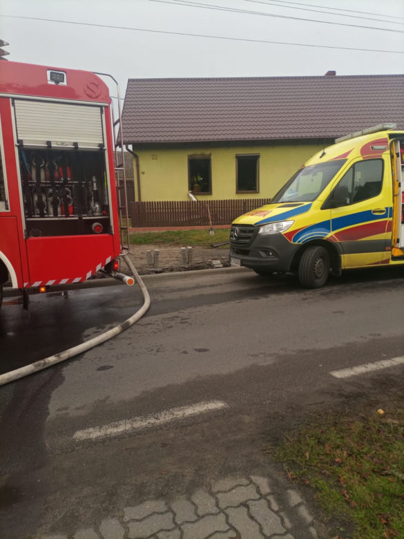 84-latka była w płonącym domu! Chwile grozy w Ciszkowie