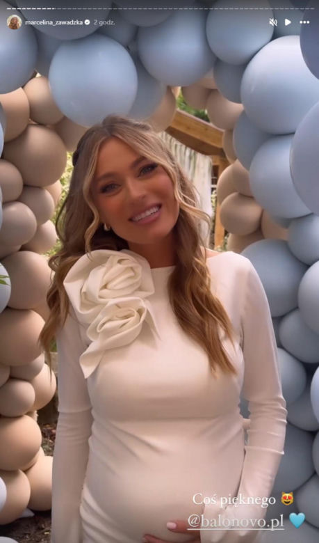 Obłedne baby shower Marceliny Zawadzkiej. Aż kapało od kasy! Znamy płeć dziecka