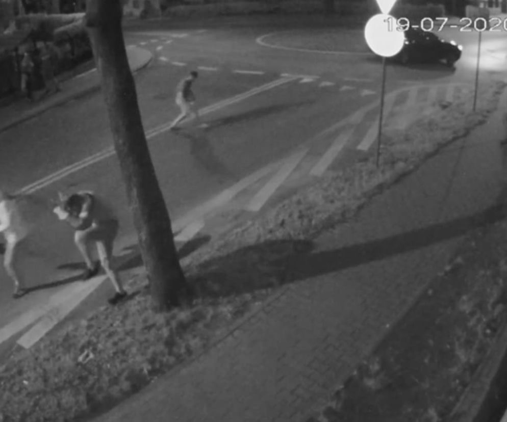 Bójka na środku ulicy w Zabrzu. W ruch poszły pięści, pałki i kije [WIDEO]