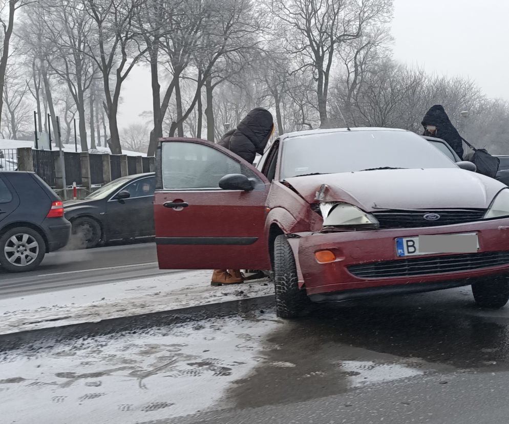 śliskie drogi