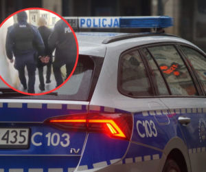 Policja wparowała do hotelu, wyprowadziła gości w kajdankach