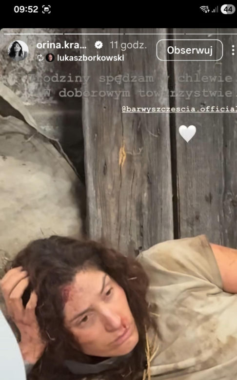 Barwy szczęścia nowy sezon po wakacjach. Celina (Orina Krajewska) na planie