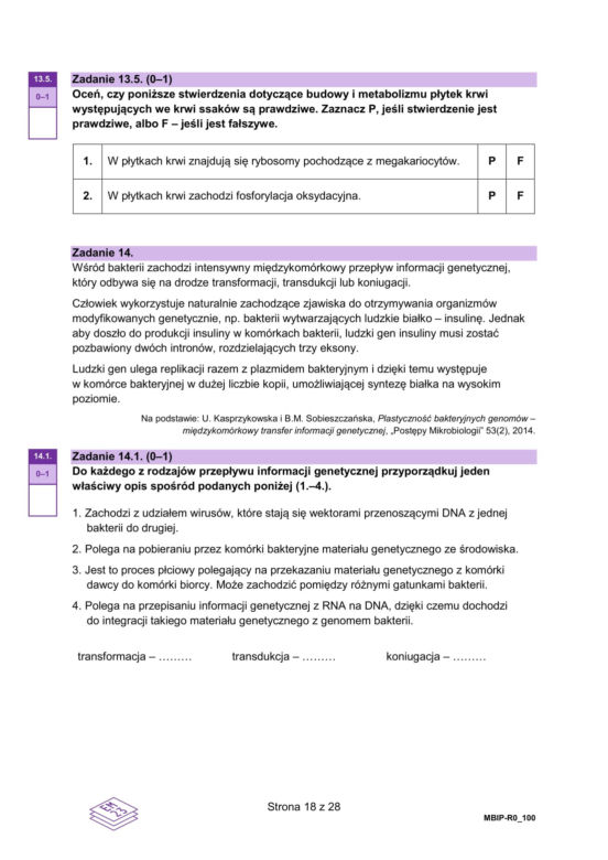Matura próbna 2025: biologia rozszerzona. Odpowiedzi + arkusze CKE (10.12.24)