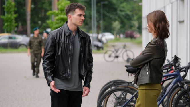 M jak miłość odc. 1898. Majka (Matylda Giegżno), Tomek Kubicki (Chris Cugowski)