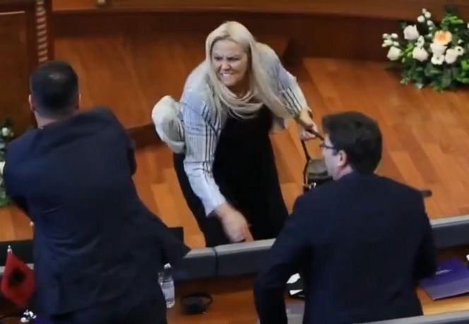 Posłanka obrzuciła premiera jajkami! Wideo hitem sieci