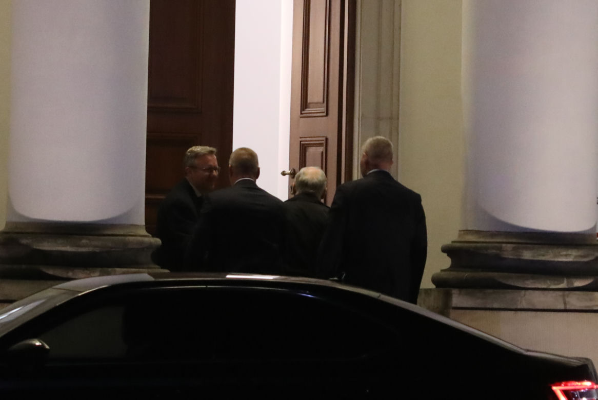 Duda, Kaczyński, Morawiecki: spotkanie w Belwederze