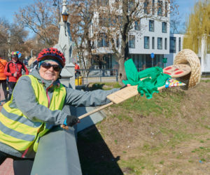 Podczas przejażdżki wypatrywano oznak wiosny
