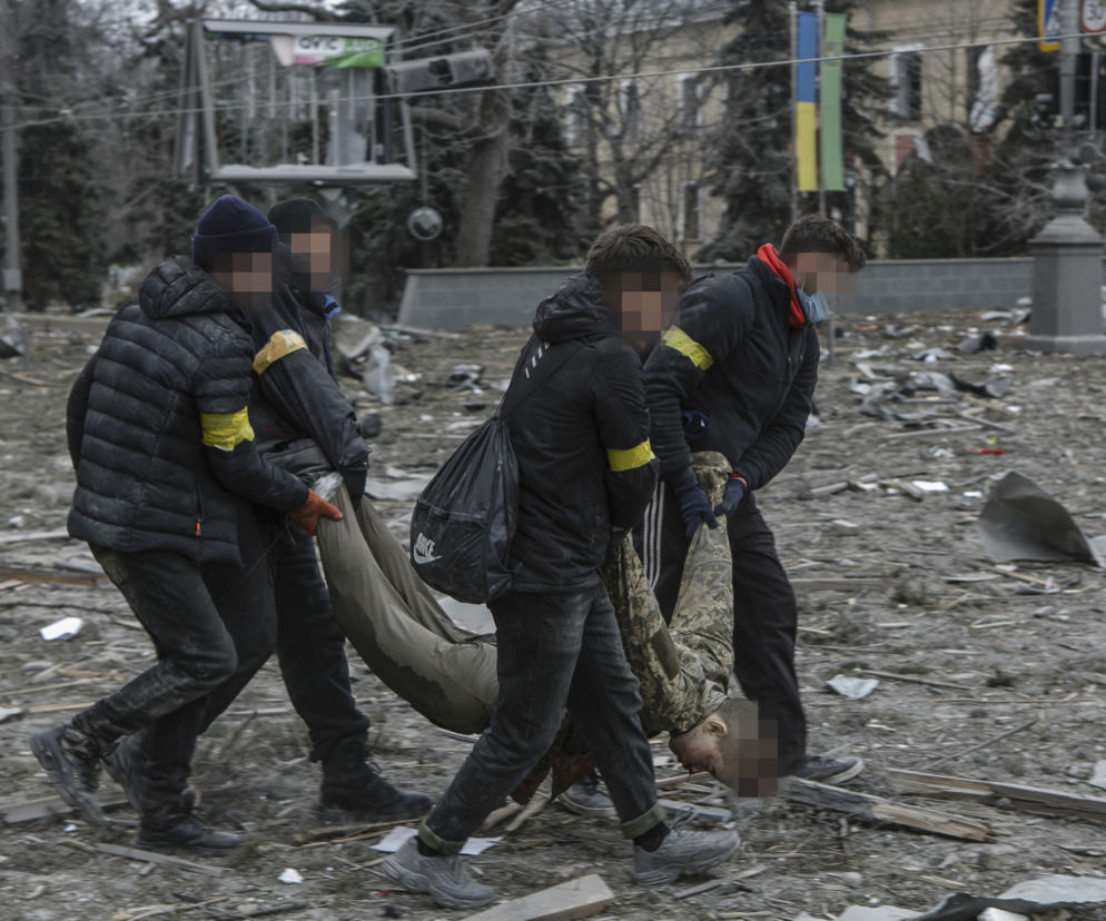 Ukraina/ 21 zabitych, ponad 110 rannych po atakach w Charkowie i Kijowie