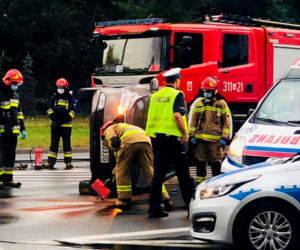 Groźny wypadek na bielanach 