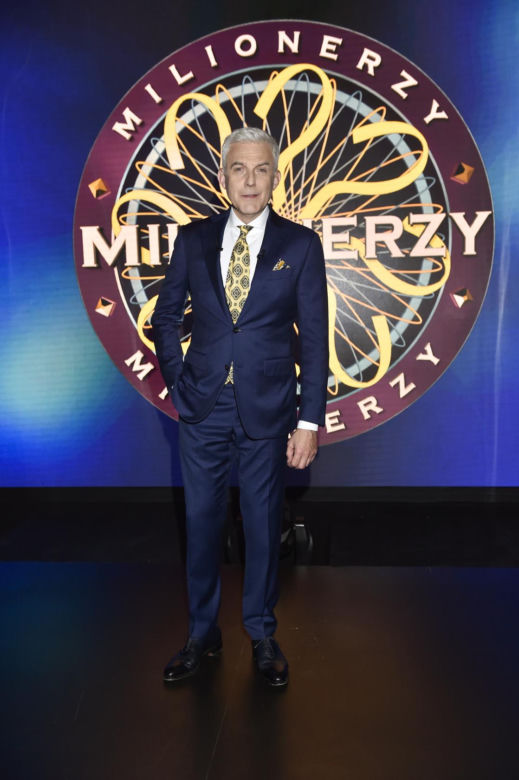 Hubert Urbański w "Milionerach" TVN-u