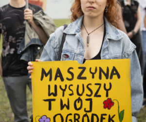 Protest w Piasecznie przeciwko Data Center