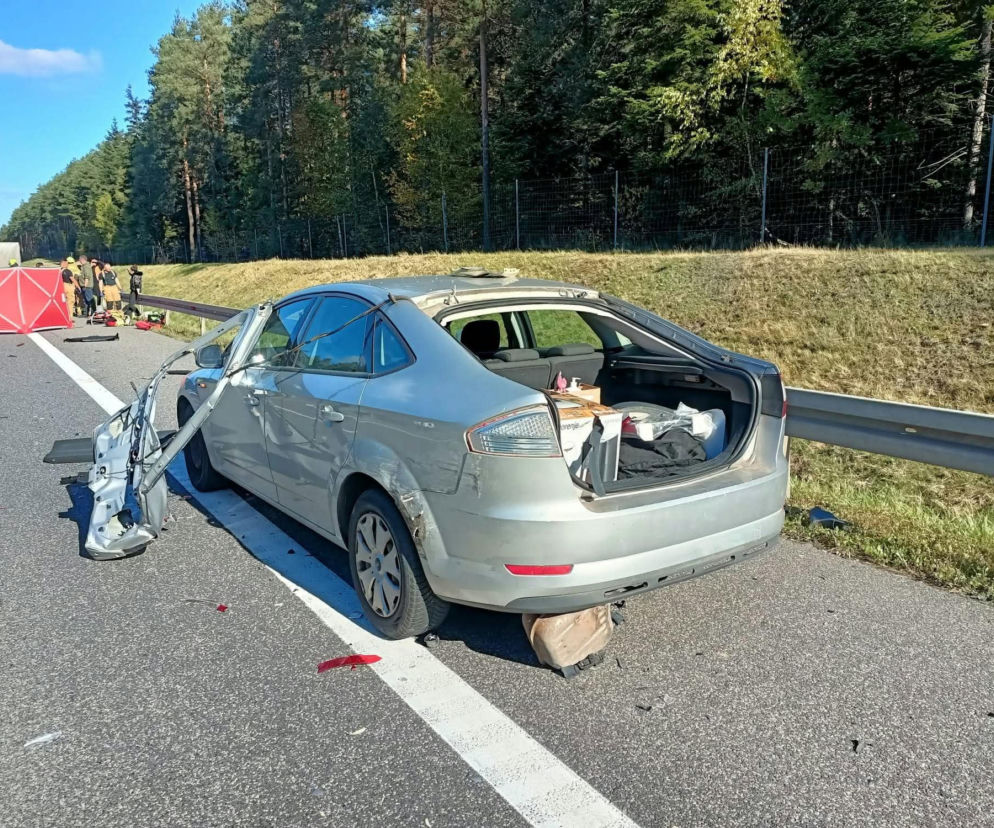 Śmiertelny wypadek na trasie S7 koło Ostojowa
