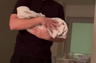 Albert Kosiński z synem