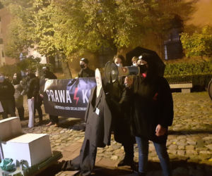 Protest i spisywanie w Toruniu