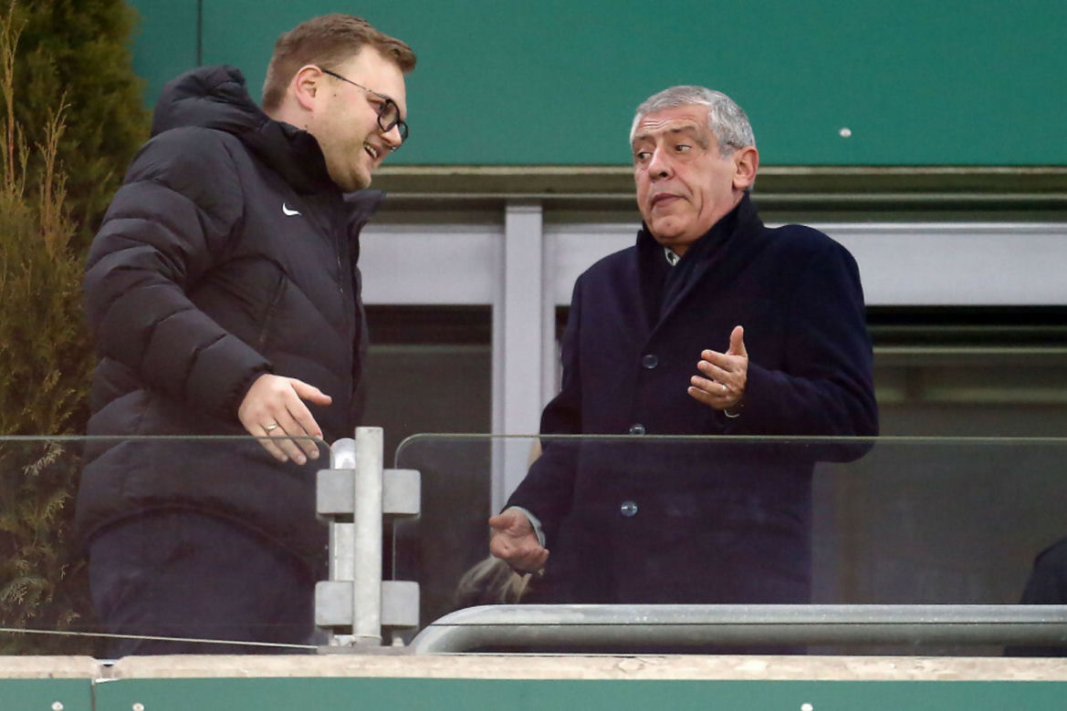 Fernando Santos pierwszy raz na meczu Ekstraklasy
