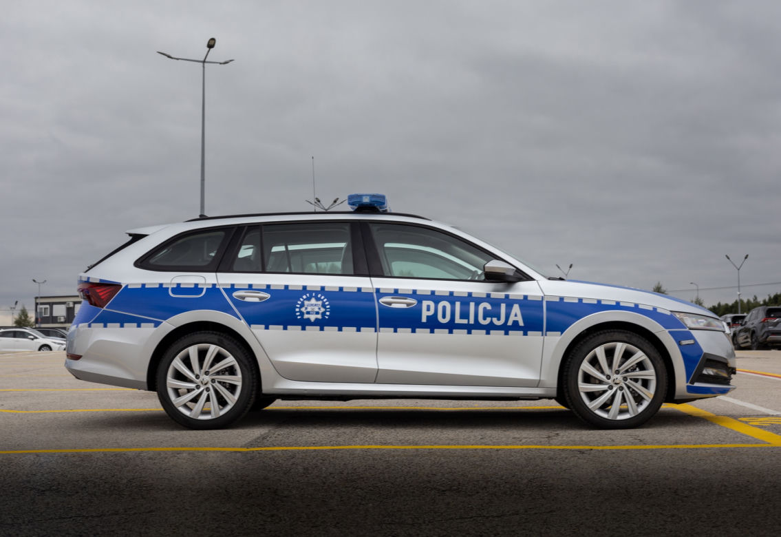 Policyjna Skoda Octavia iV