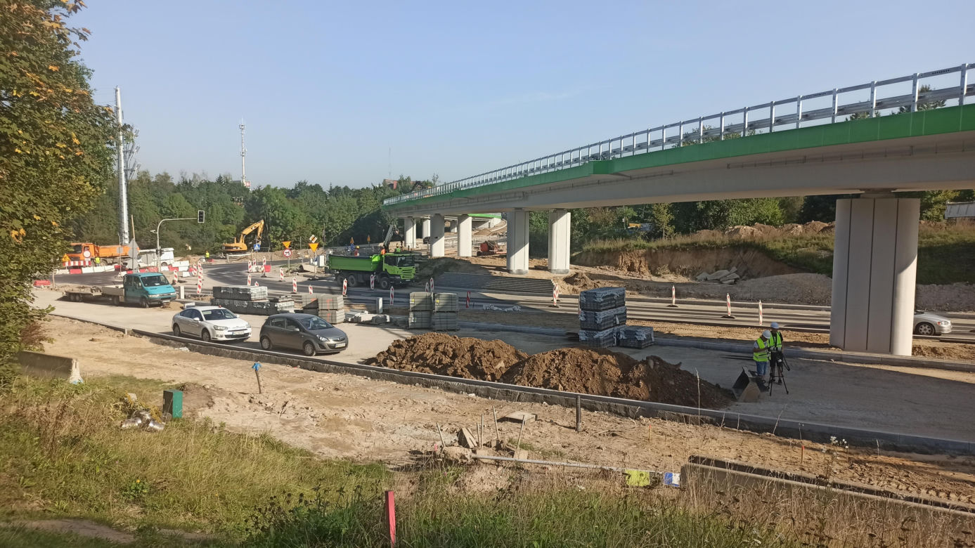Próby obciążeniowe olsztyńskiej estakady 