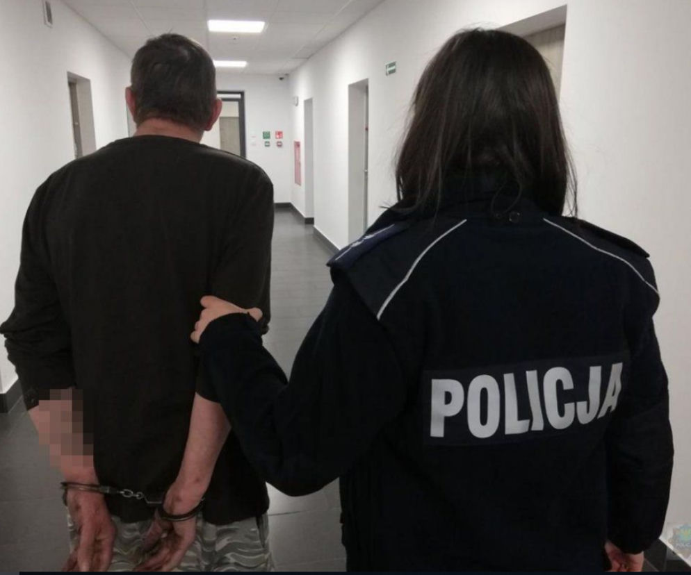 pollicja zatrzymany