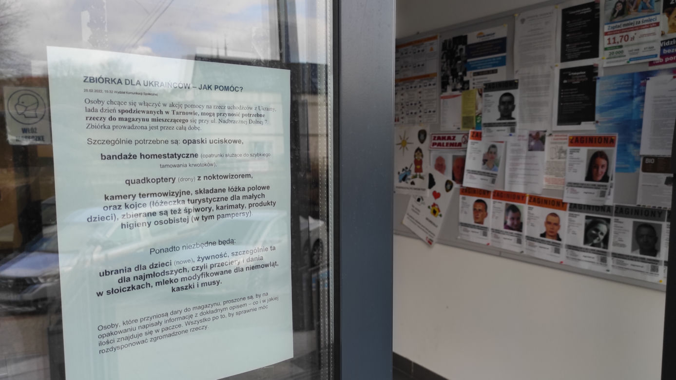 Tarnowianie odpowiedzieli na apel o pomoc walczącej Ukrainie