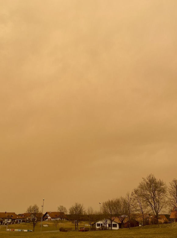 Pył saharyjski dotarł na Śląsk