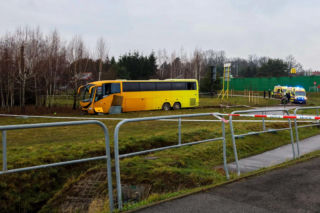 Wypadek autokaru w Rzeszowie