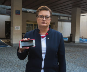 To on groził śmiercią Lubnauer