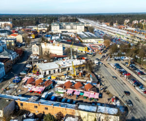 Budowa targowiska w Otwocku