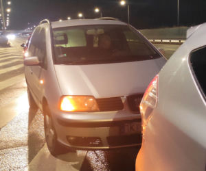 Horror na POW. Jechał od prawej do lewej w stronę tunelu pod Ursynowem