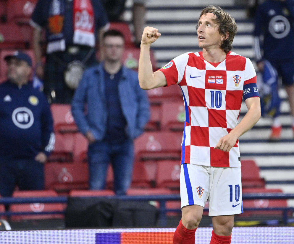Luka Modrić, kapitan reprezentacji Chorwacji.