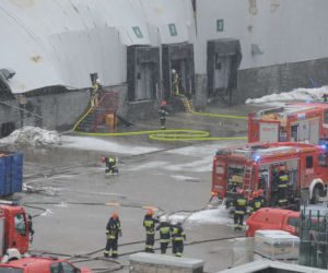 Warszawa Annopol: Pożar na Białołęce