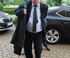Jarosław Kaczyński na ślubie państwa  Kurskich