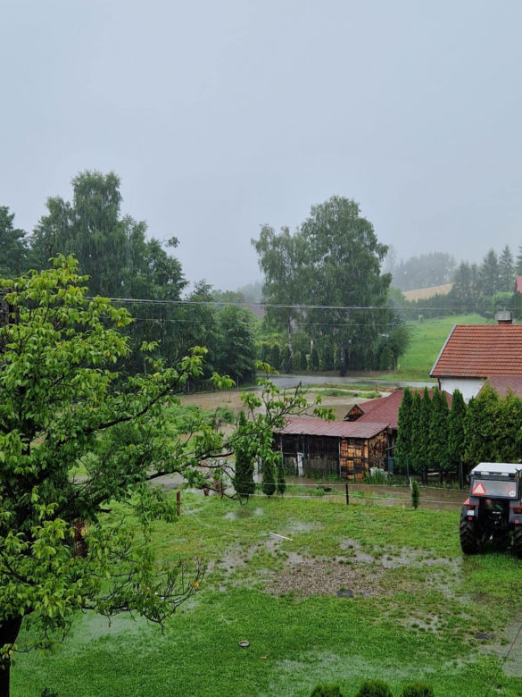 Interwencje strażaków OSP po wtorkowej ulewie