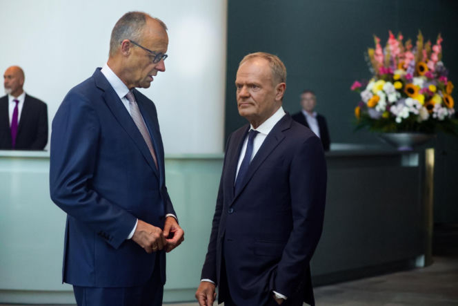 Donald Tusk, wizyta w Niemczech