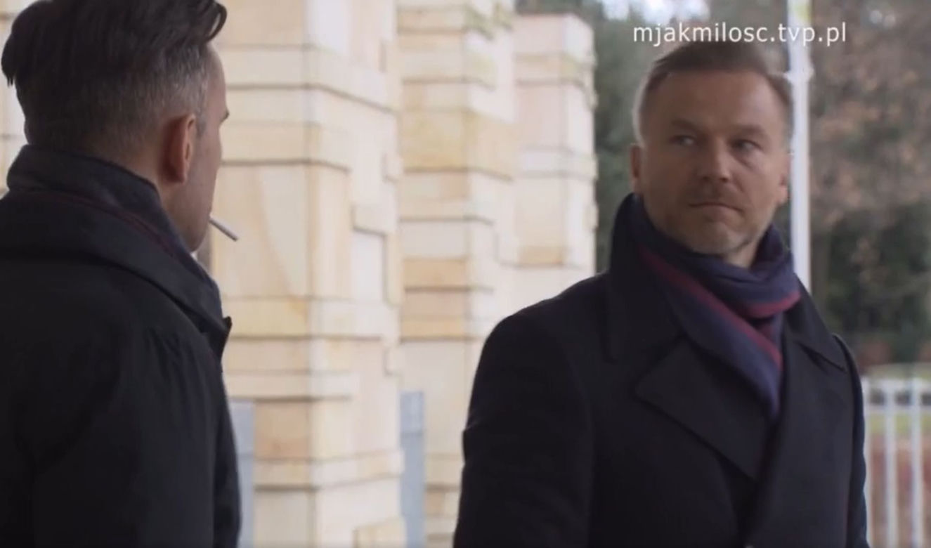 M jak miłość, odc. 1654: Budzyński (Krystian Wieczorek), Kamil (Marcin Bosak)