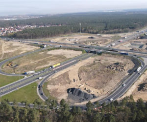 Przebudowa węzła Kijewo - kwiecień 2021