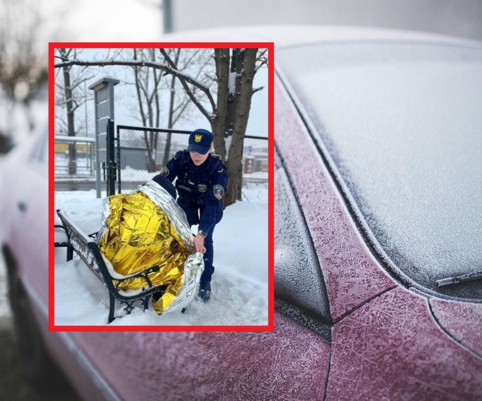 Dramatyczne sceny w Krakowie. Mężczyzna leżał w stanie agonalnym w zaparkowanym aucie