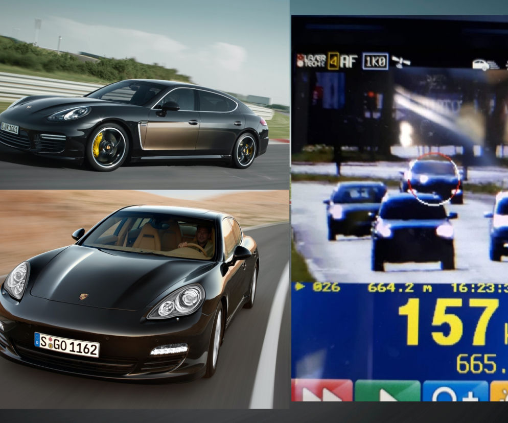 W mieście pędził Porsche z prędkością 157 km/h