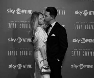 Allan Enso debiutuje z partnerką na ściance