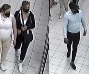 Kradzież plecaka we Włocławku! Rozpoznajesz te osoby? Zgłoś się na policję 