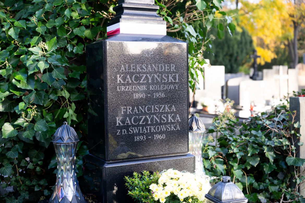 Tak wygląda grób Rajmunda Kaczyńskiego