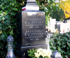 Tak wygląda grób Rajmunda Kaczyńskiego