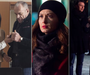 Przyjaciółki, odcinek 99, Zuza (Anita Sokołowska), Jasiek (Marek Bukowski), Jerzy (Mariusz Bonaszewski), Agata (Anna Prus), Beata (Karolina Nowakowska)