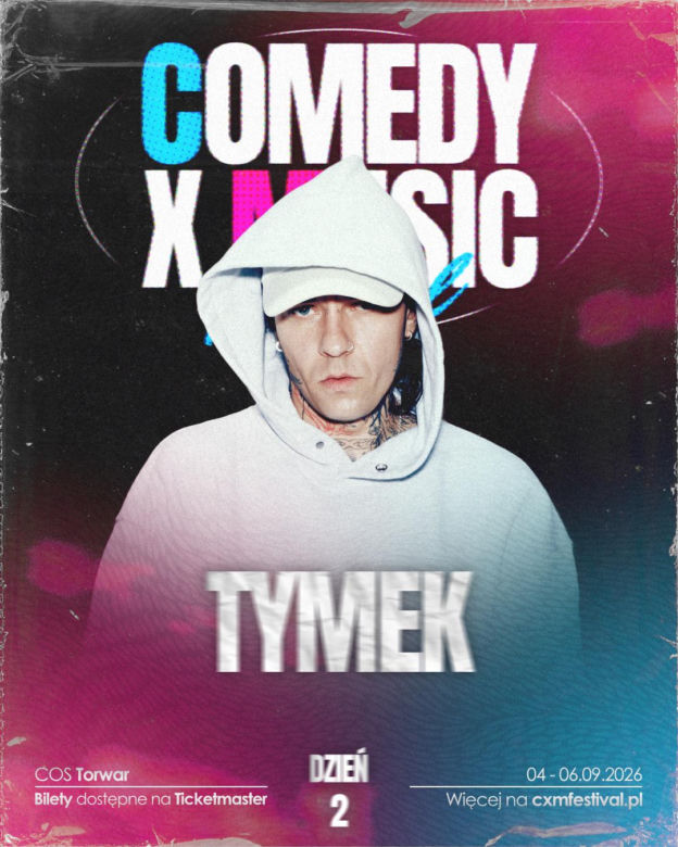 TEDE, Tymek, Modelki i roast streamerów. Comedy x Music ogłasza pierwszych artystów festiwalu na Torwarze