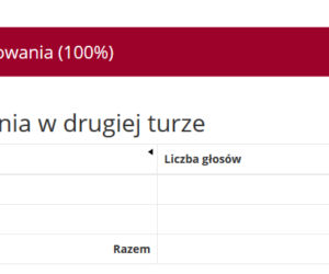 Jak głosowali mieszkańcy poszczególny miast i powiatów w Małopolsce w II turze?